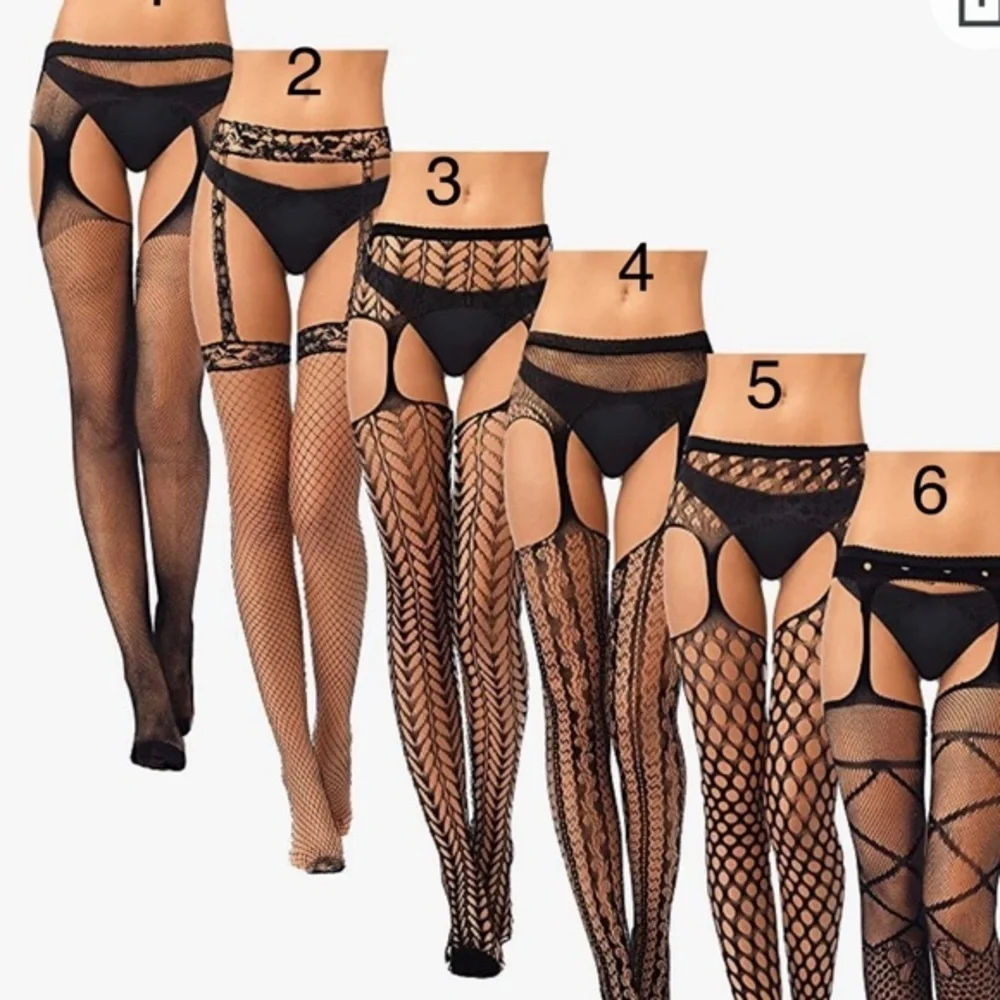 NWT Pantyhose/Stocking Fishnet Tight w/garter waist #3 🍀